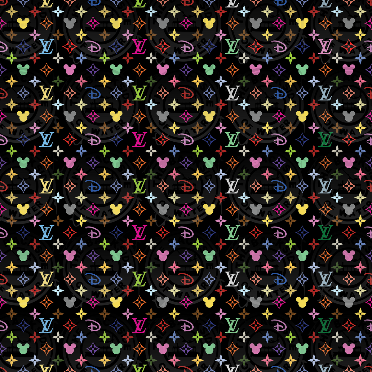 LV Disney Multicolore - Black Main