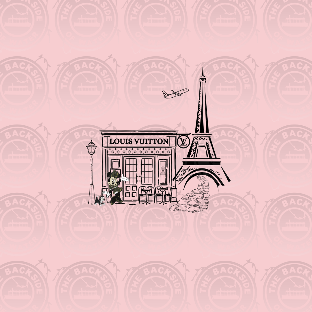 LV Paris - Pink Mrs Mouse Panel
