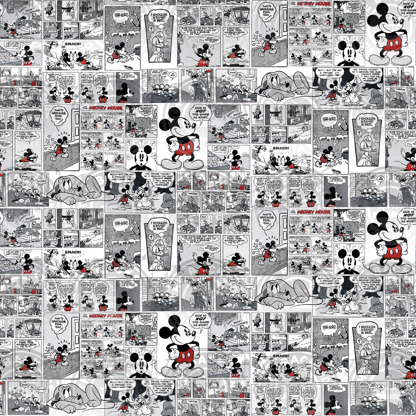 Newspaper Mickey - Main Red