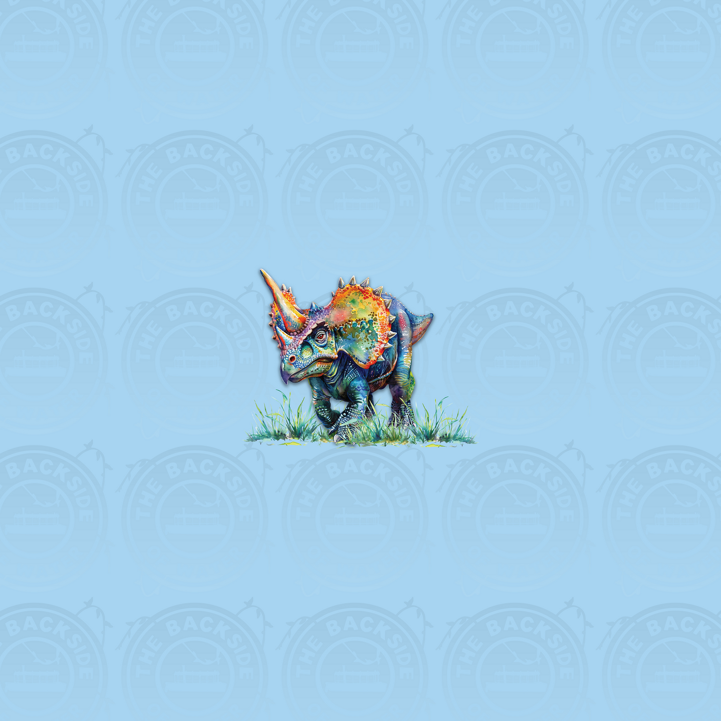 NonDisney Dino - Blue Triceratops Panel