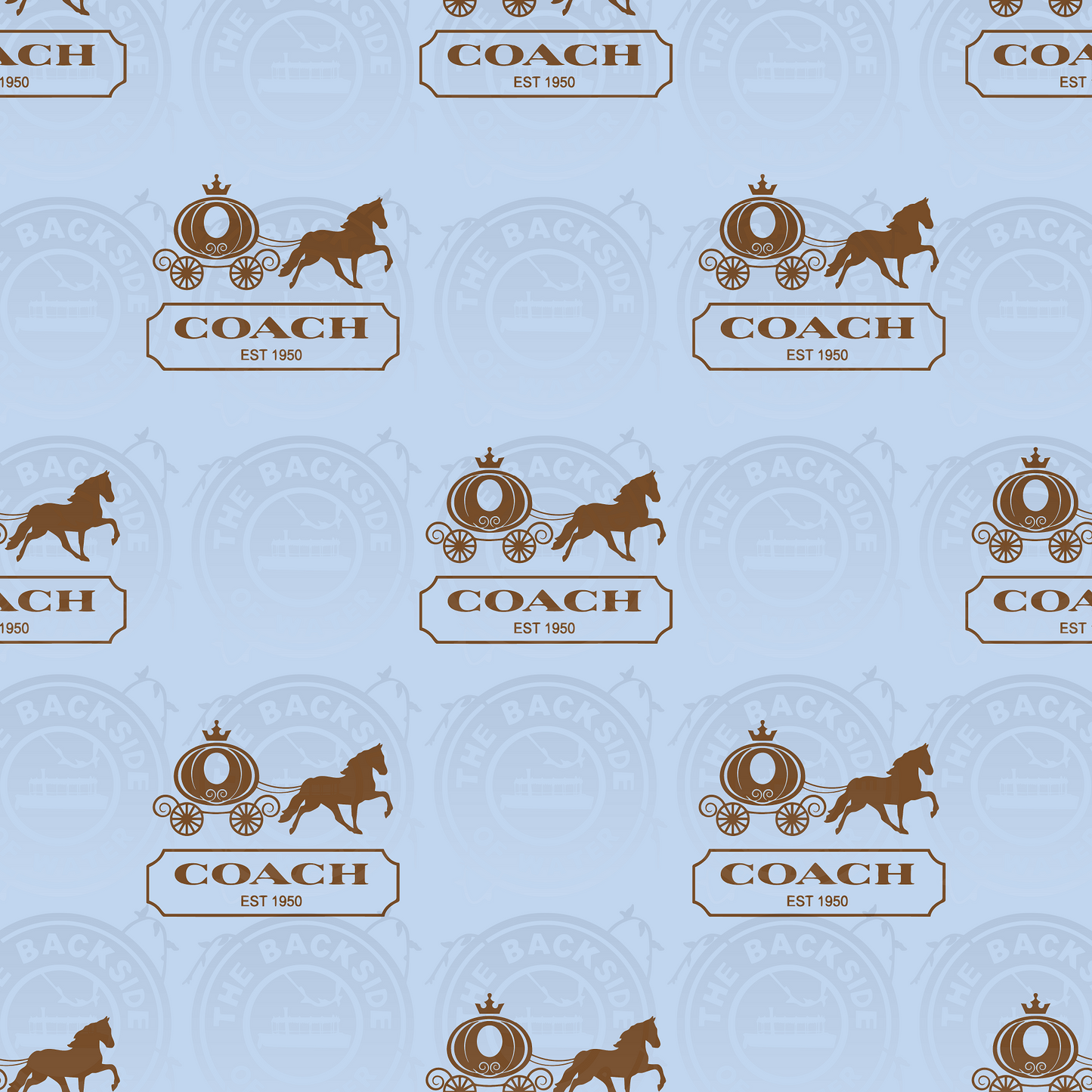 Royal Coach - Blue Carriage Coord