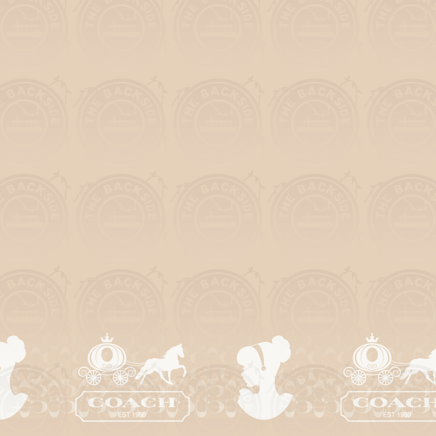 Royal Coach - Tan Ivory Border