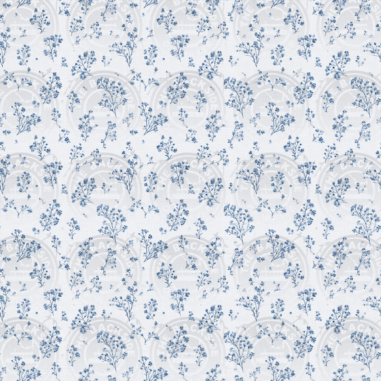 Steamboat Mickey - Blue Flowers