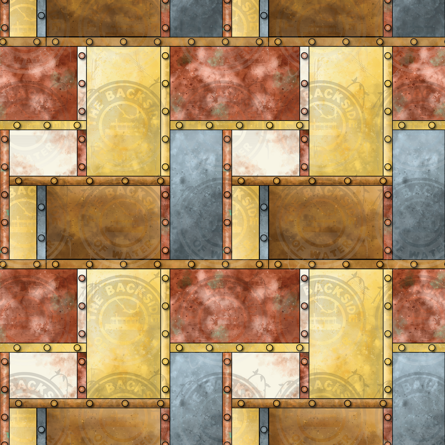 Steampunk - Metal Tiles