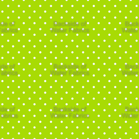 Apples - Green with White Dots