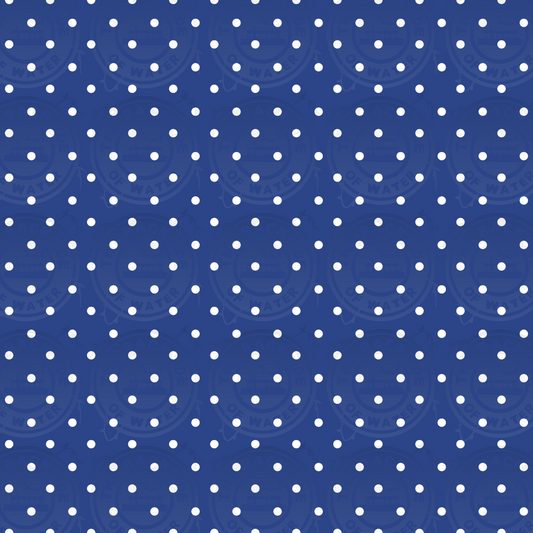 City Mouse - Blue White Dots