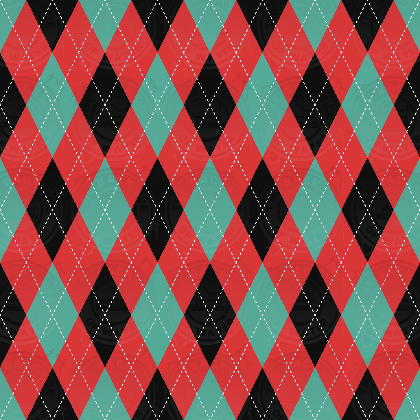 City Mouse - Red Green Argyle