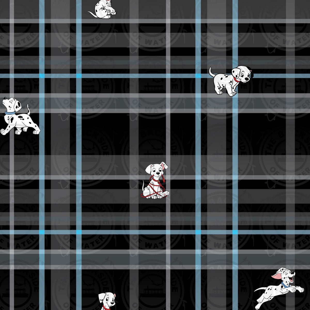 Dalmatian - Plaid Scatter