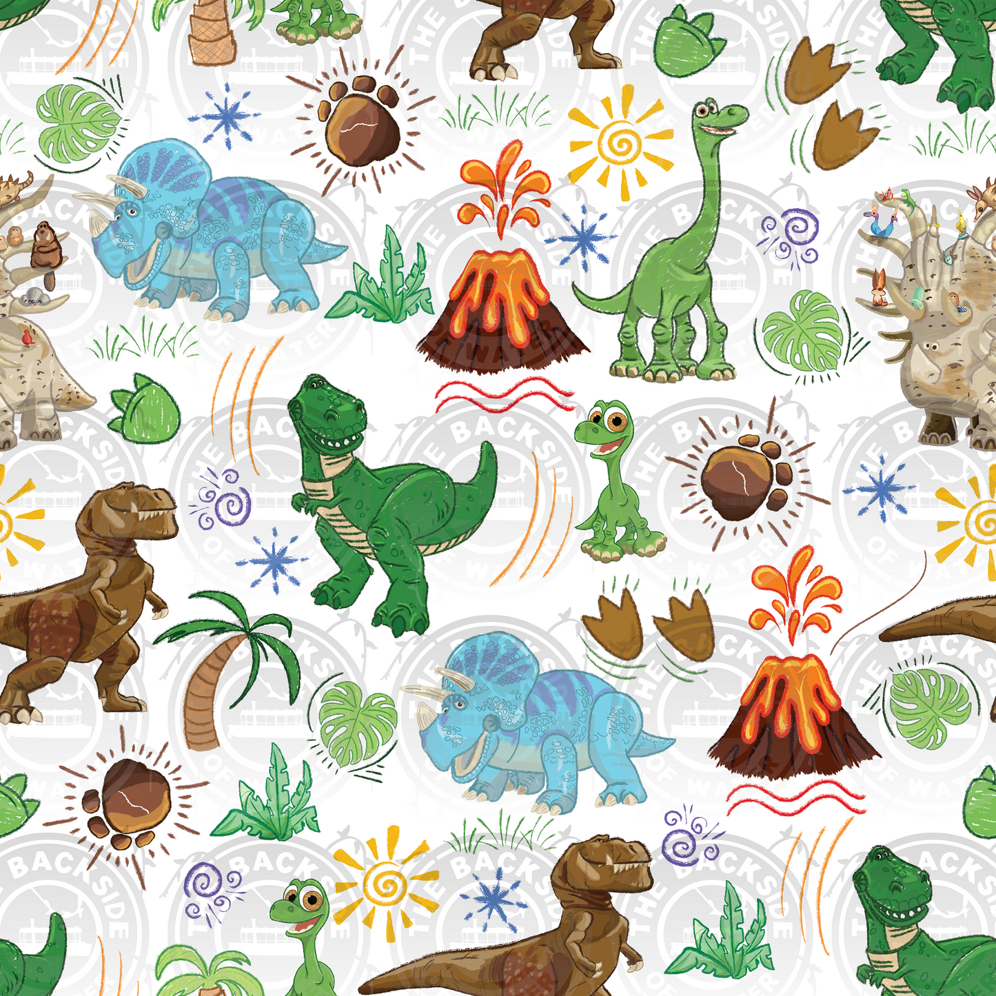 Disney Dooney Dinos - White Sketchy