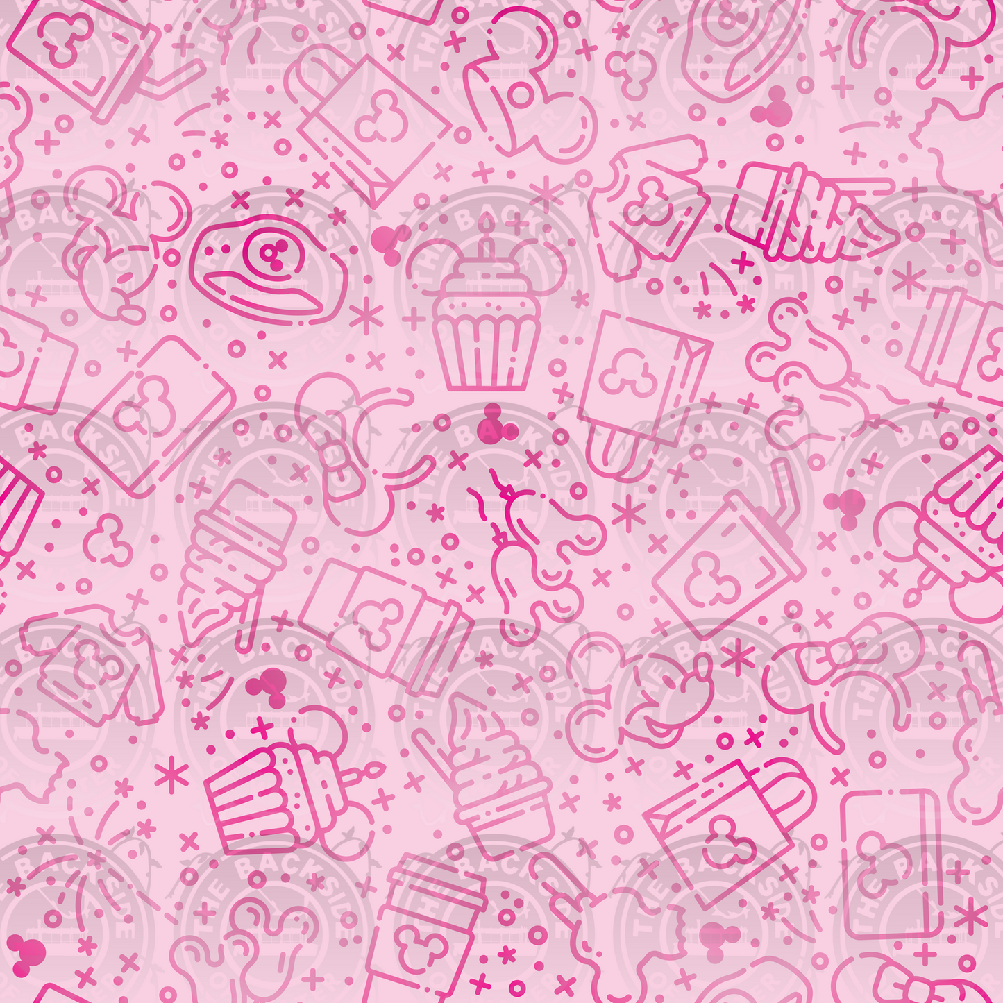 Disney Park Treat Icons - Treat Me Pink on Pink