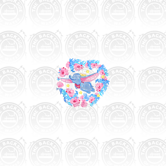 Dumbo - White In a Circle Panel