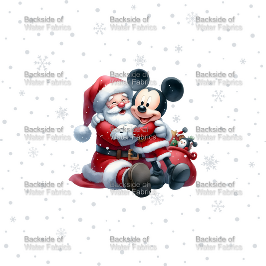 Dzny Holiday 2025 - Mr Mouse and Santa Panel