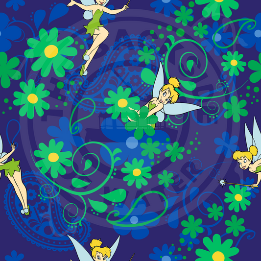 Fairy Paisley - Blue Scatter