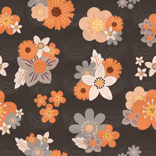 Ghostly Fall - Mickey Floral Dark