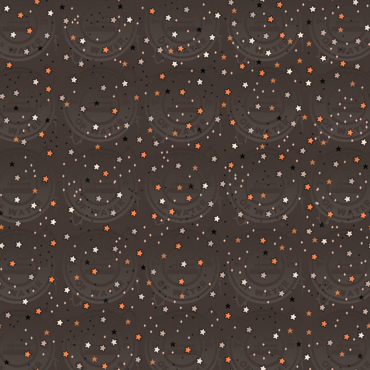Ghostly Fall - Stars and Dots Dark