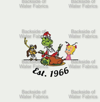 Grinch Christmas 1966 - Grinch Panel