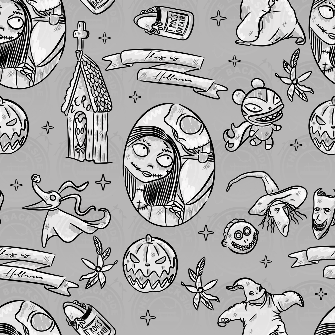 Jack and Sally - Characters Scattered