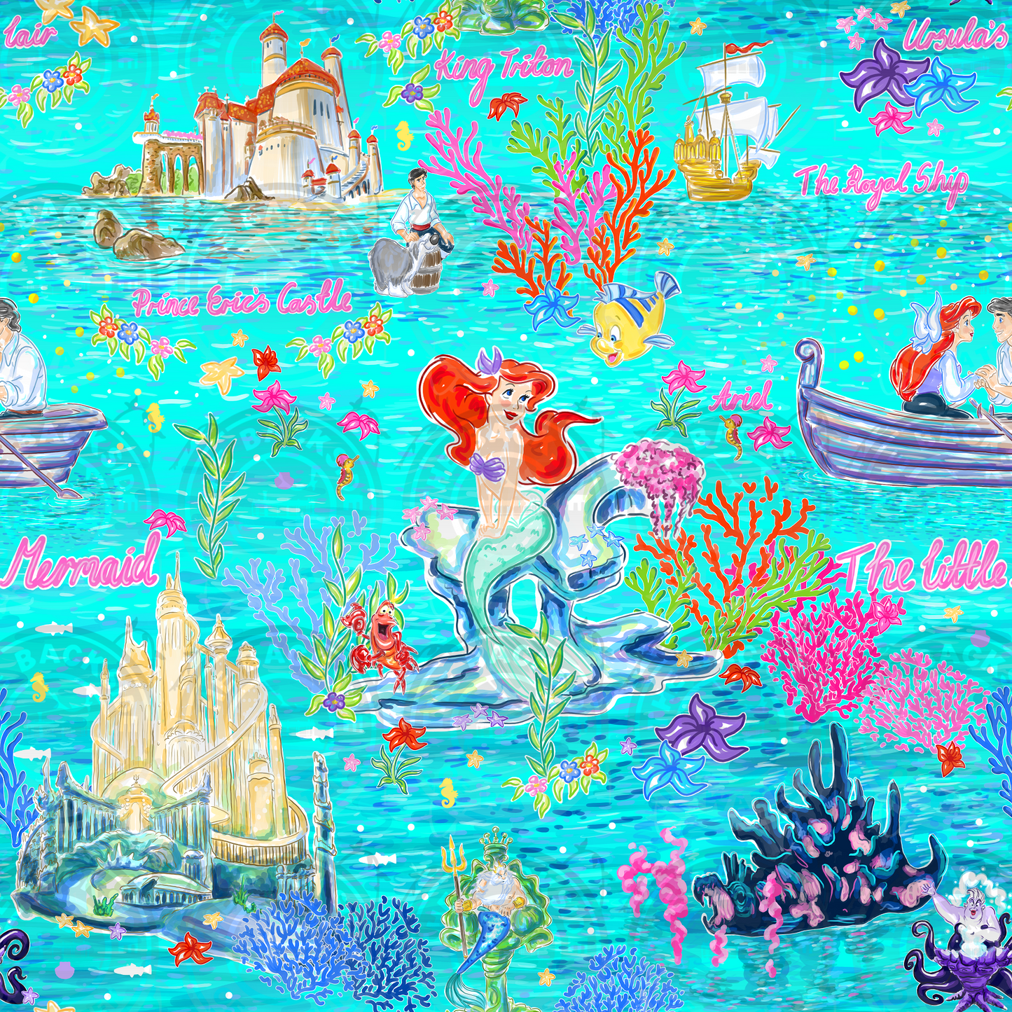 LP Ariel - Blue Scattered