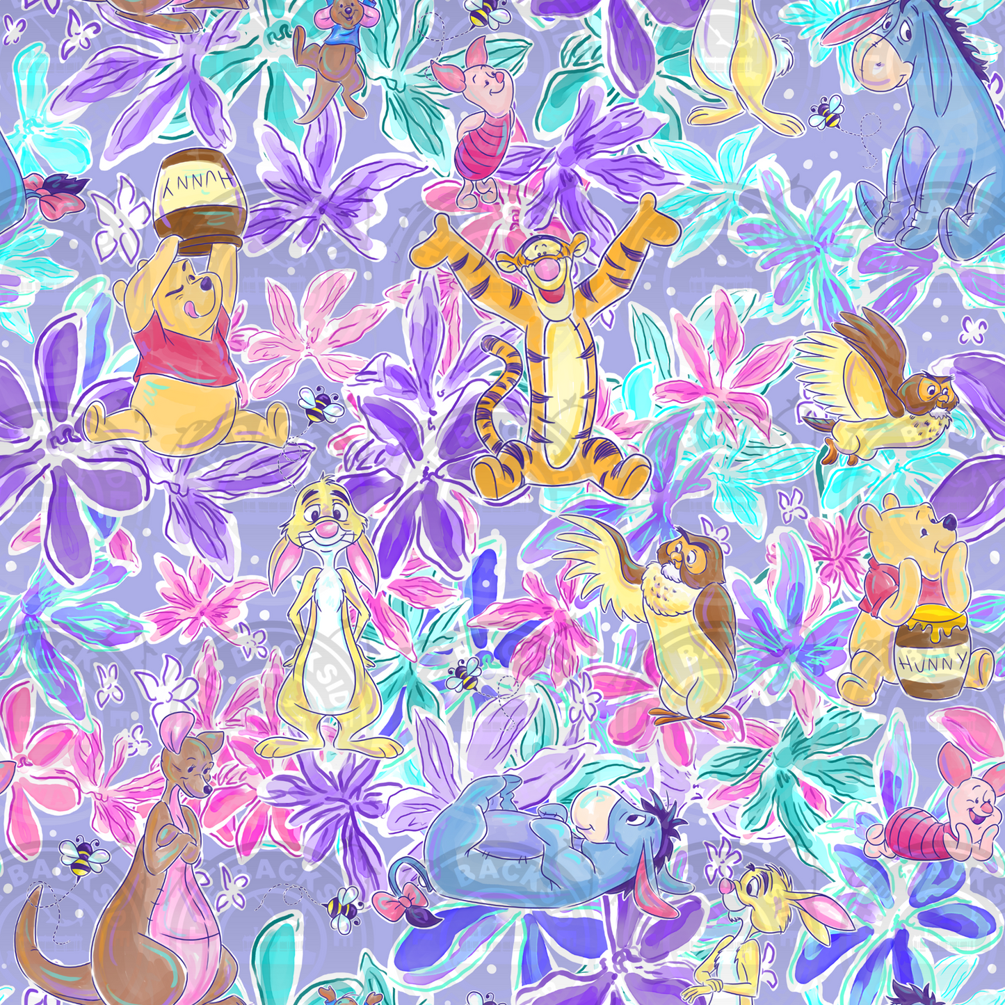 LP Bear - Purple Scattered