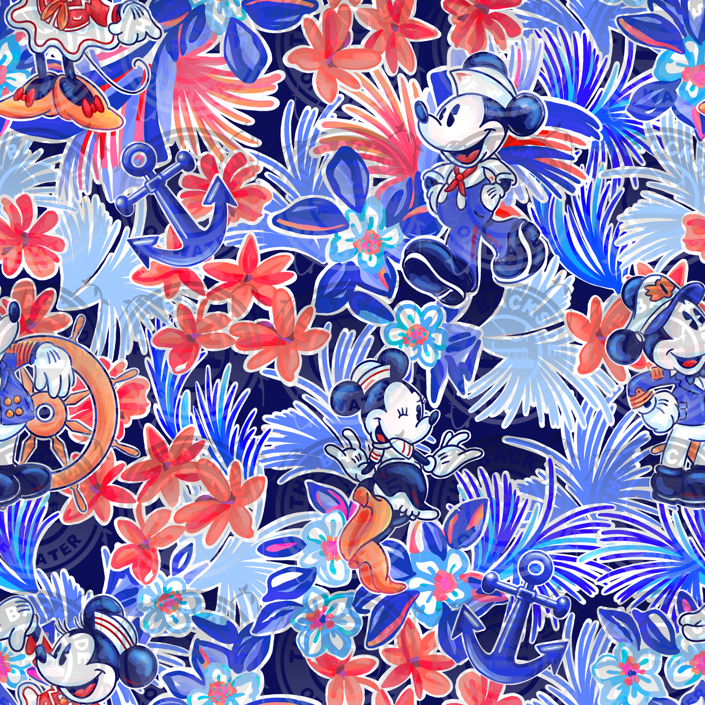 LP Cruise - Navy Scattered