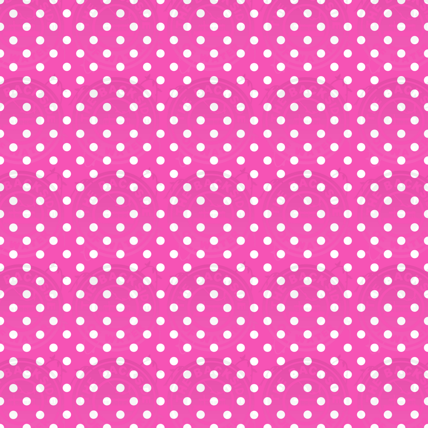 LP Ornaments - Pink with White Dots
