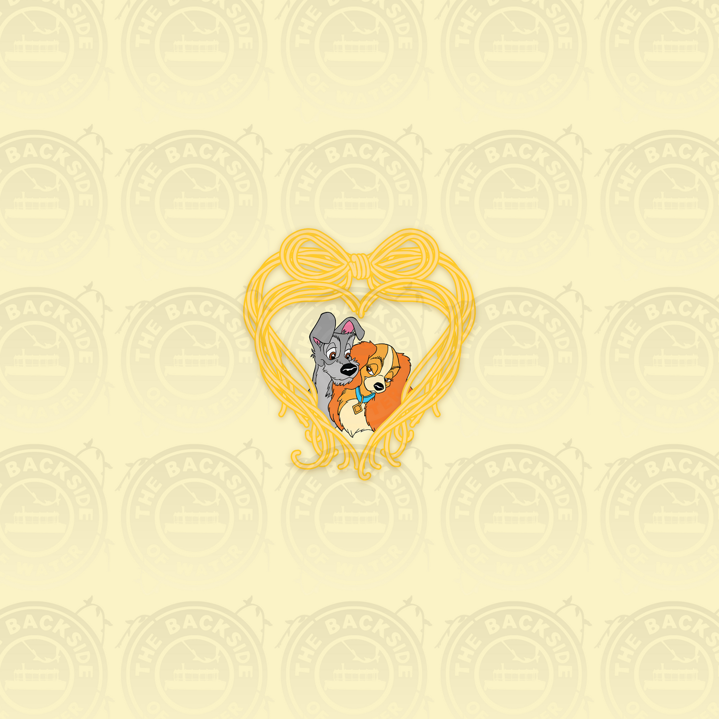 Lady and Tramp - Noodle Heart Panel