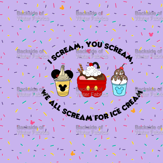 Park Snacks - Purple Ice Cream Panel