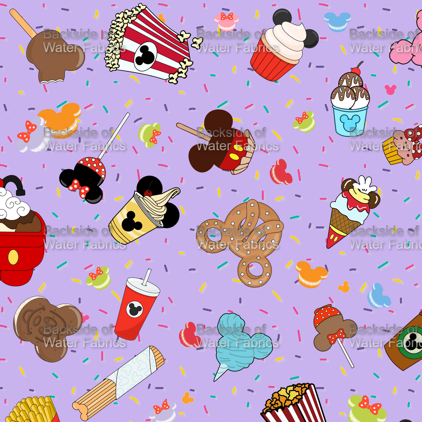 Park Snacks - Purple Scattered