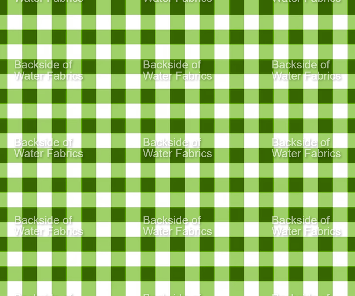 Forest Friends - Green Gingham