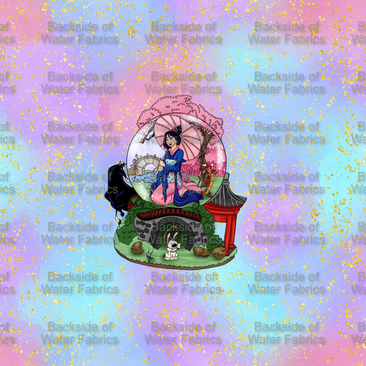 Princess Snowglobe - Mulan Panel