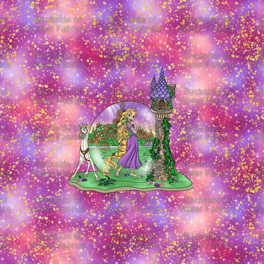 Princess Snowglobe - Rapunzel Panel