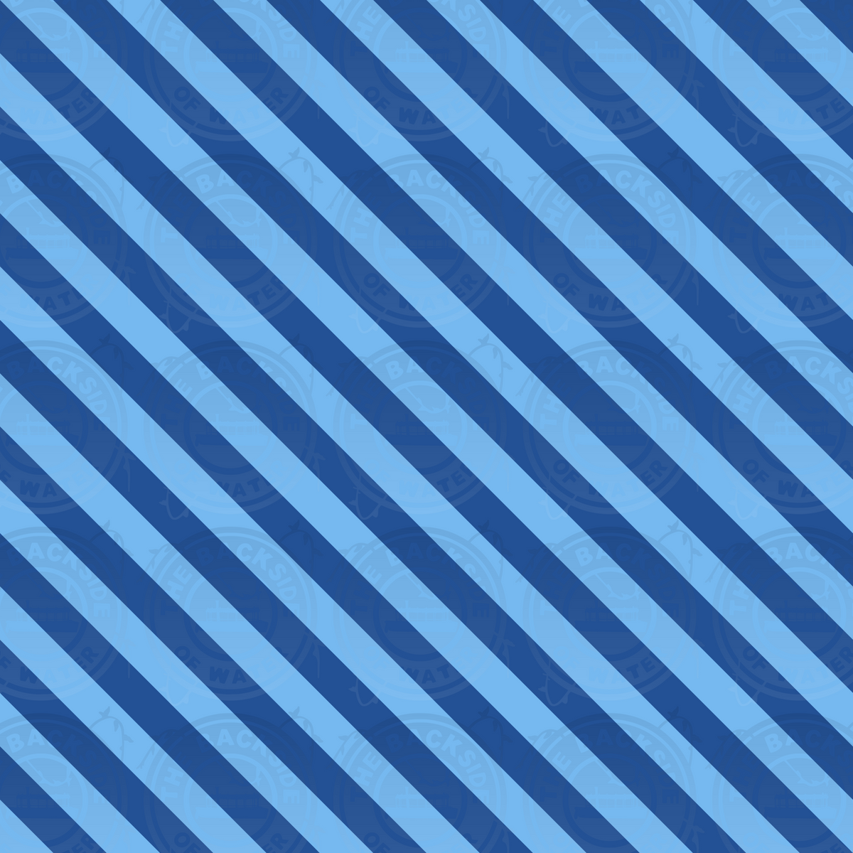 Retro Disney Travel Poster - Blue Stripes