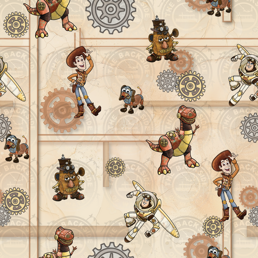 Steampunk - Bronze Characters Coord