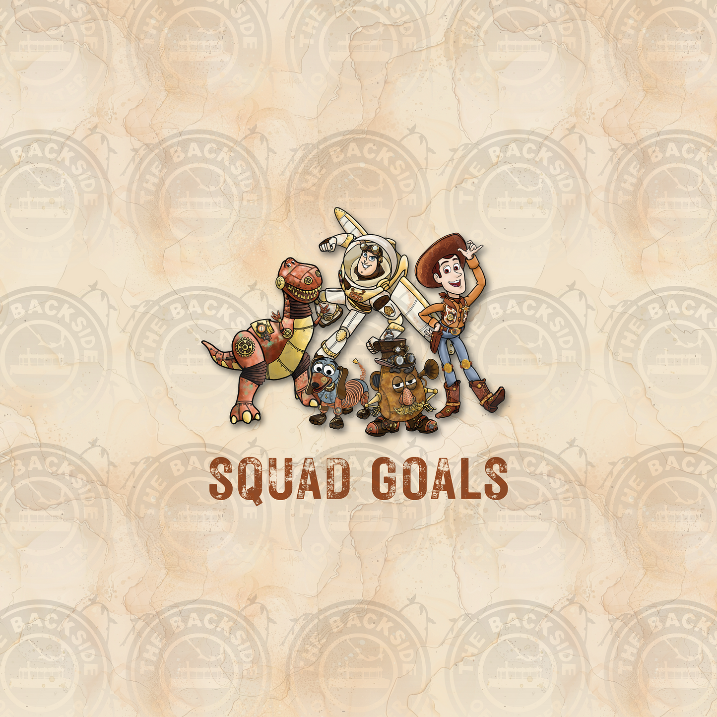 Steampunk - Bronze Squad Goals Panel