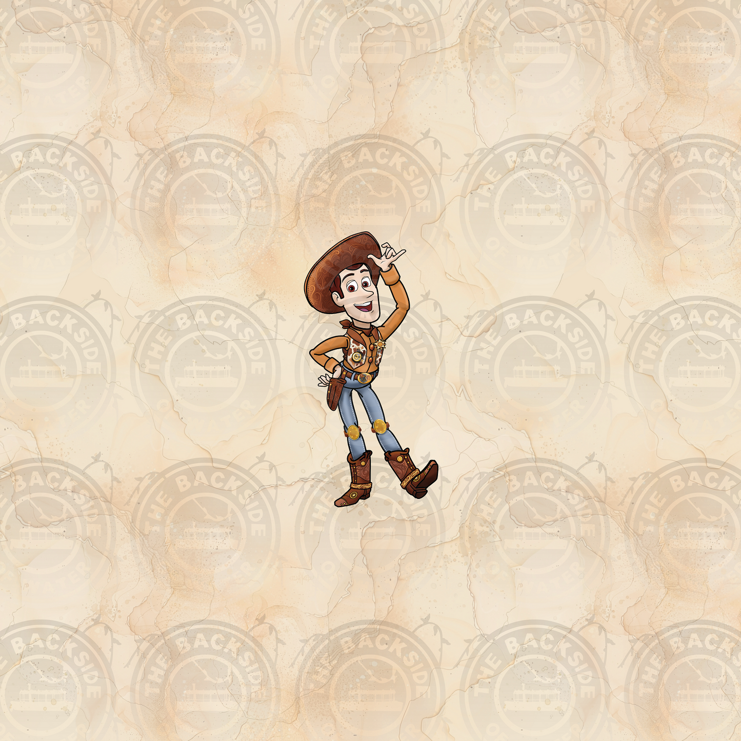 Steampunk - Bronze Woody Panel