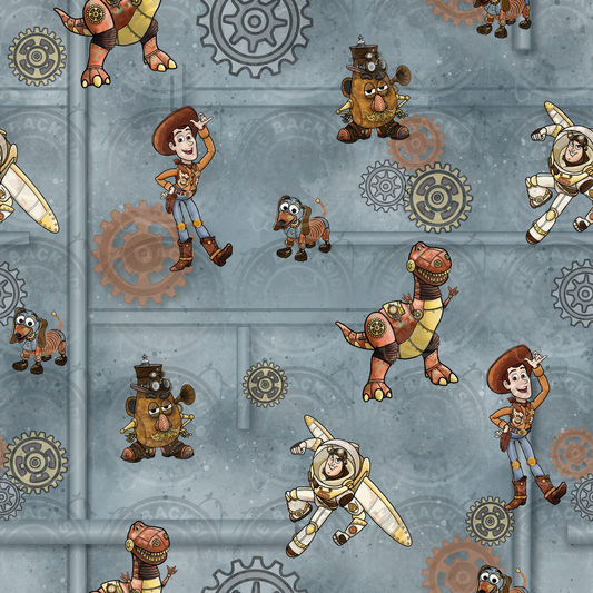 Steampunk - Tin Characters Coord