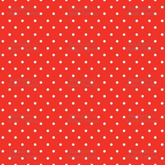 Strawberries - Red with White Dots