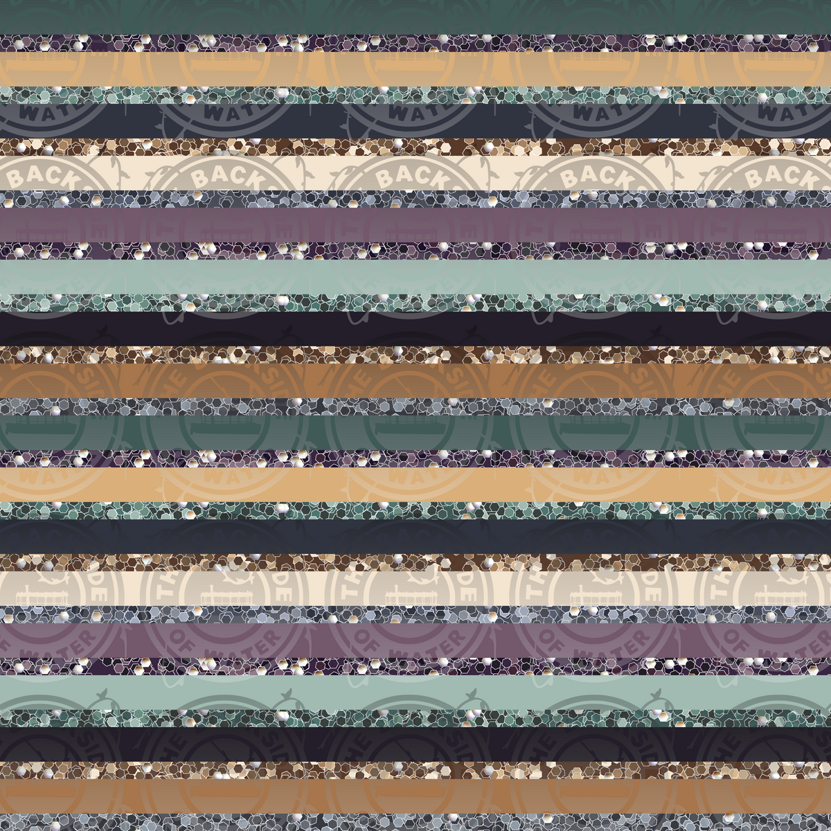 Van Gogh - Stripes Glitter