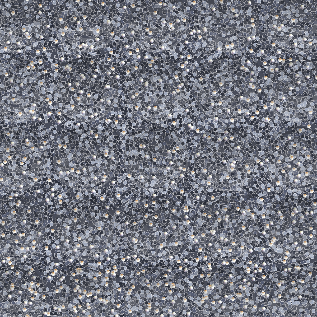 Van Gogh - Gray Blue Glitter