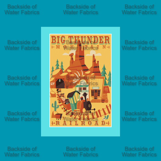 Vintage Poster - Big Thunder Panel
