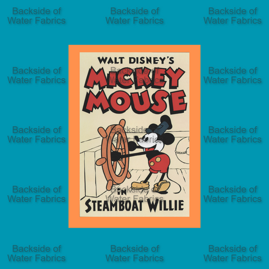 Vintage Poster - Steamboat Willie Panel