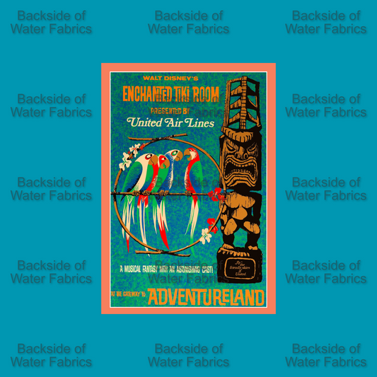 Vintage Poster - Tiki Room Panel