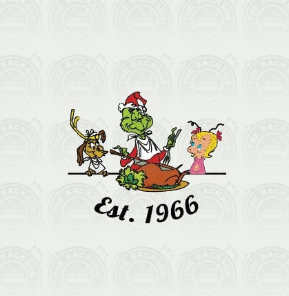 Grinch Christmas 1966 - Grinch Panel